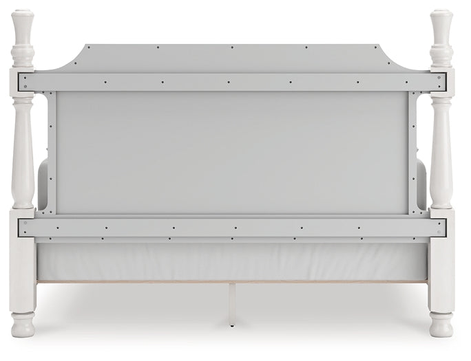 Rowlenstown King Poster Bed, Dresser and Mirror