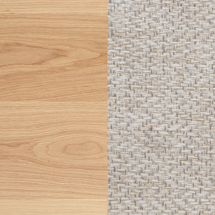 Lavon Wood Dining Side Chair Grey and Light Oak (Set of 2)