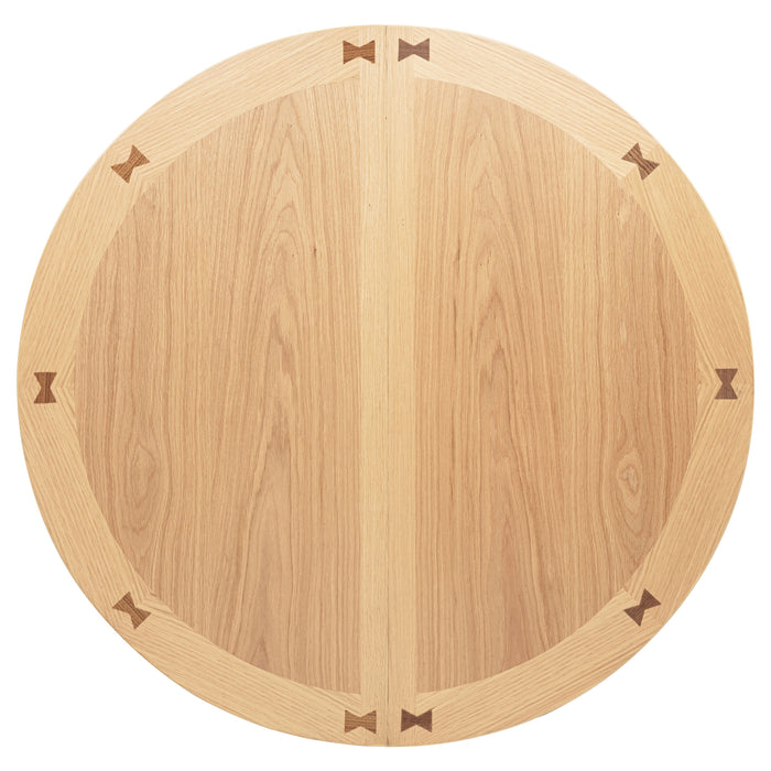 Lavon Oval 60-inch Counter Height Extension Dining Table Light Oak