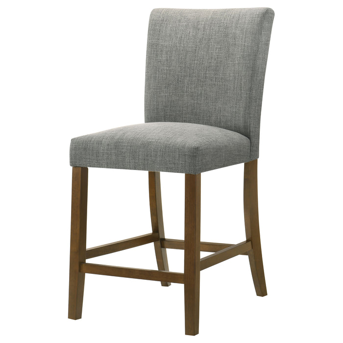 Paxton Upholstered Counter Height Dining Chair Grey (Set of 2)
