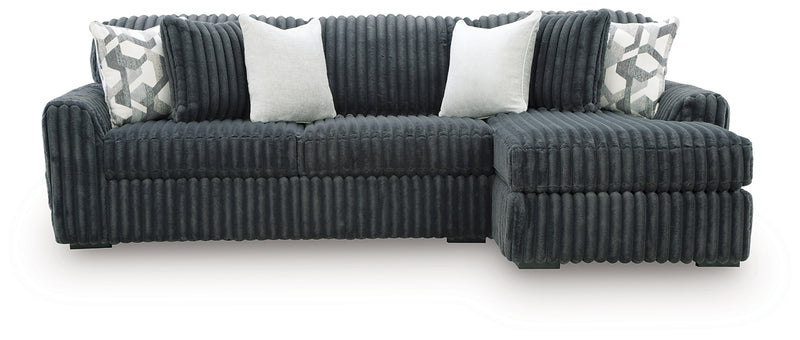 Midnight-Madness 2-Piece Sectional Sofa Chaise