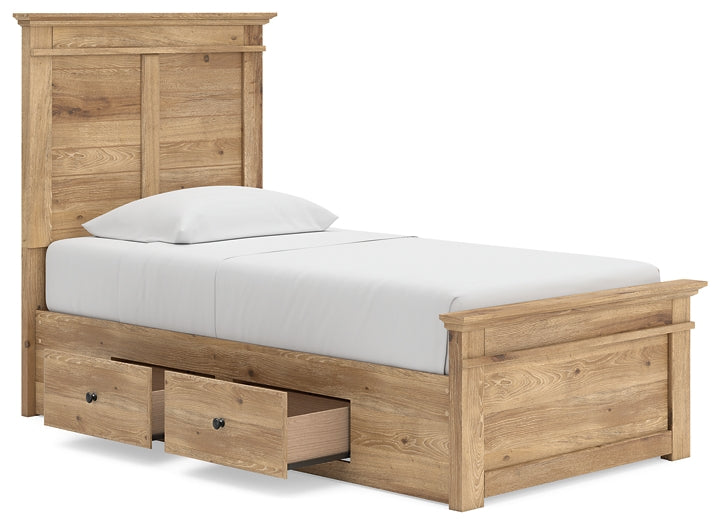 Makidern Twin Panel Storage Bed