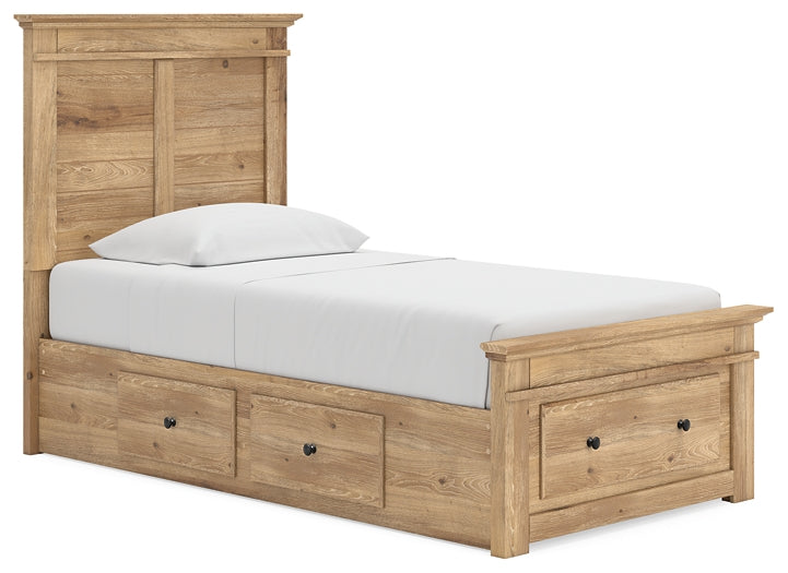 Makidern Twin Panel Storage Bed