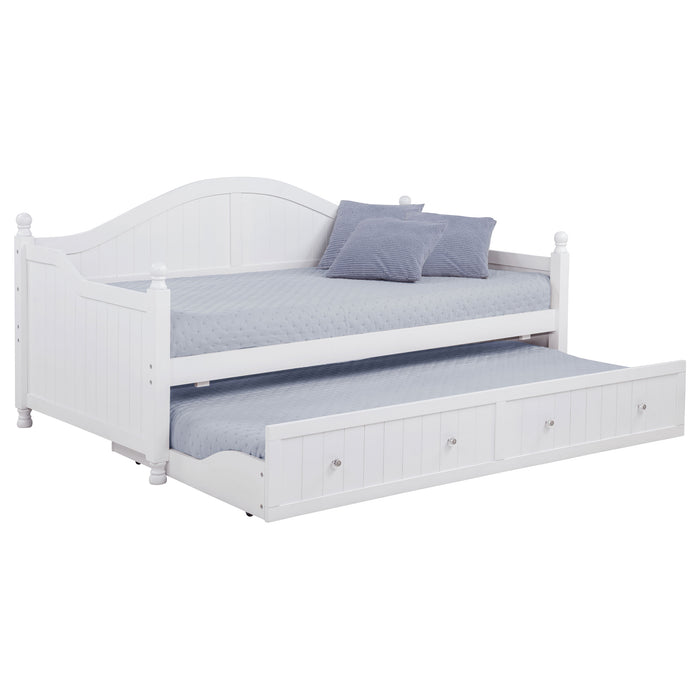 Julie Ann Wood Twin Daybed with Trundle White