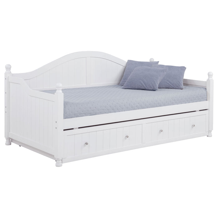 Julie Ann Wood Twin Daybed with Trundle White