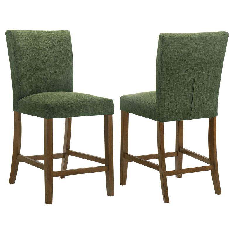 Paxton Upholstered Counter Height Dining Chair Green (Set of 2)