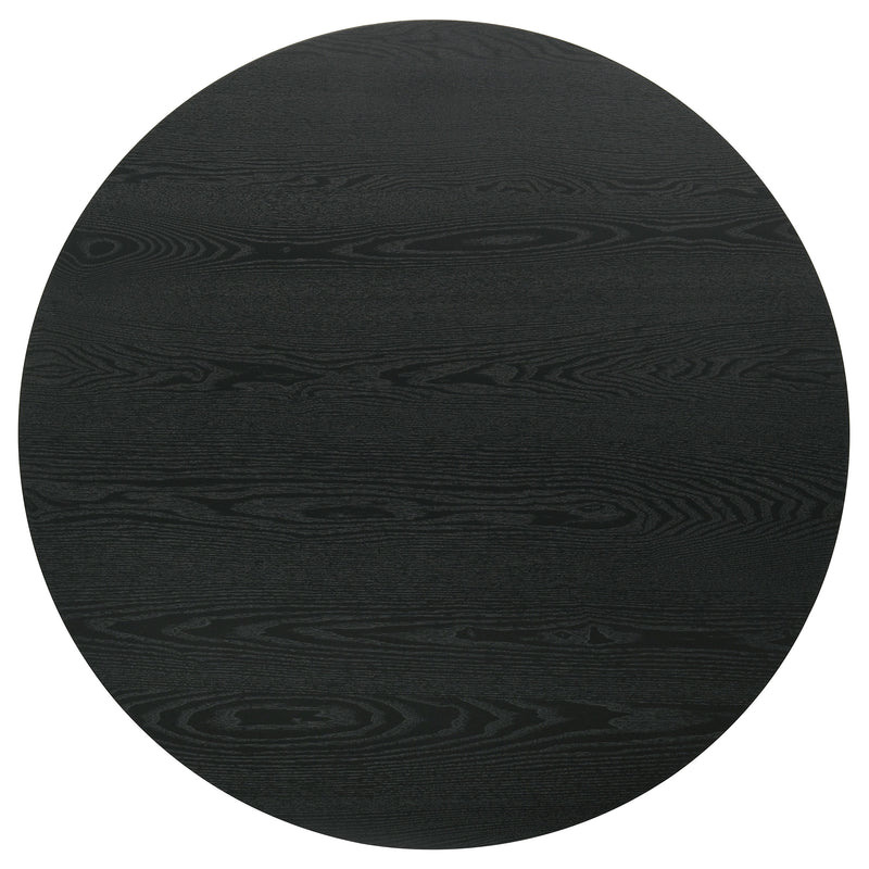 Hamlyn 5-piece Round Wood Counter Height Dining Set Black