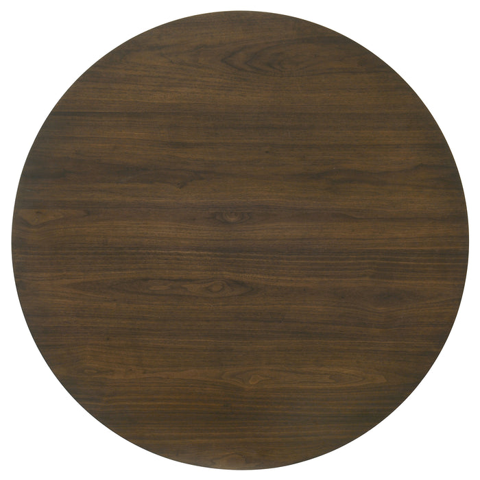 Strouse 5-piece Dining Set Grey and Walnut