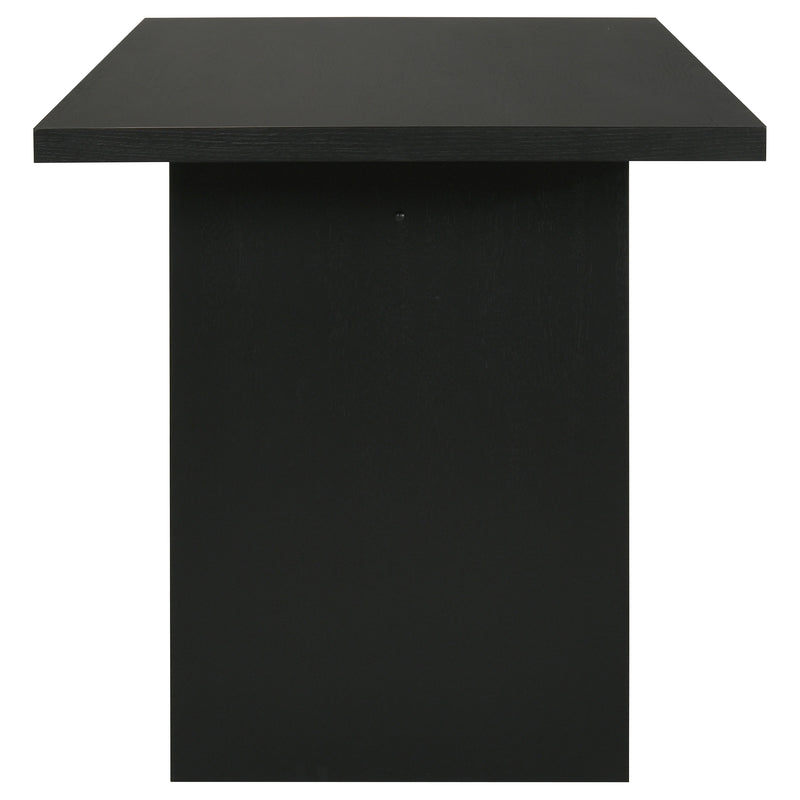 Decker 70-inch Rectangular Wood Counter Height Dining Table Black