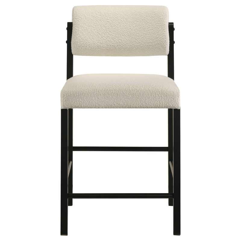 Decker 7-piece 70-inch Rectangular Counter Height Dining Set Cream and Black