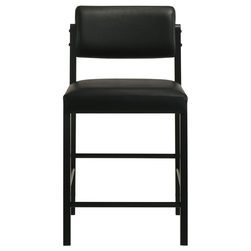 Decker 7-piece 70-inch Rectangular Counter Height Dining Set Black