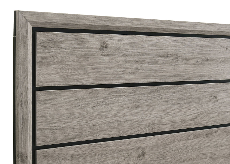 Watson Wood Full Panel Bed Light Taupe