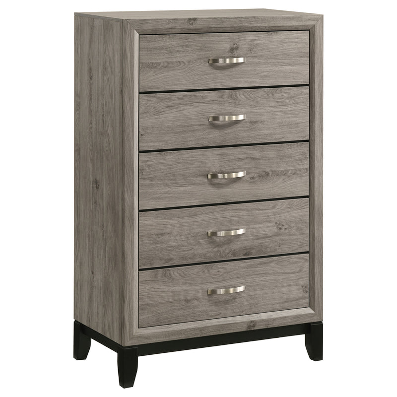 Valen Five-piece Queen Bedroom Set Light Taupe