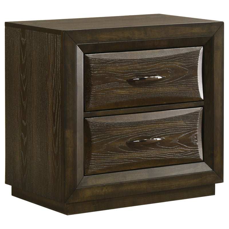 Atlas 5-piece Eastern King Bedroom Set Dark Oak
