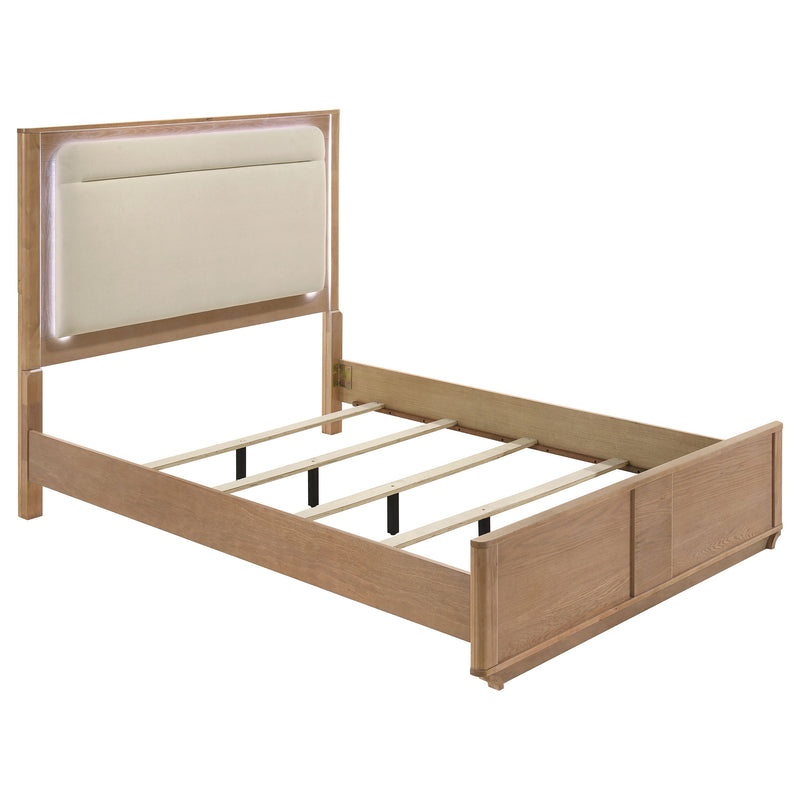 Leanne 5-piece Queen Bedroom Set Light Oak