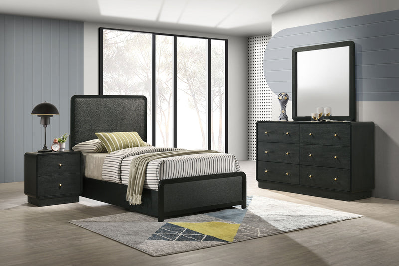 Cavelle 4-piece Twin Bedroom Set Black
