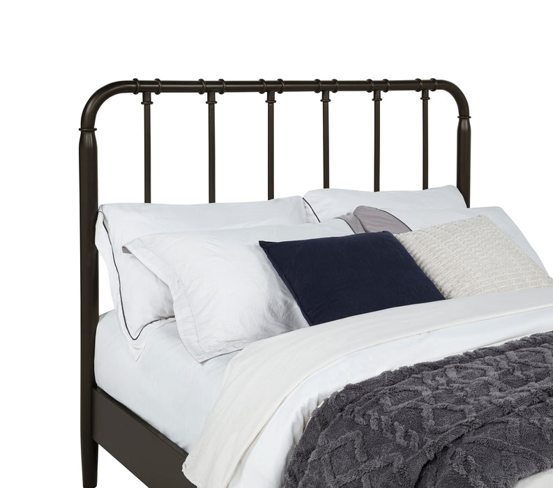 Rocco All Wood Water Pipe Open Frame Twin Bed Dark Bronze