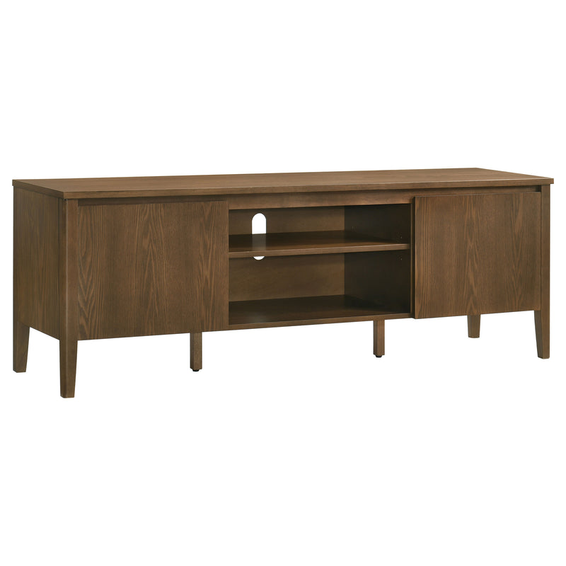 Thori 63-inch 2-door TV Stand Media Console Dark Brown
