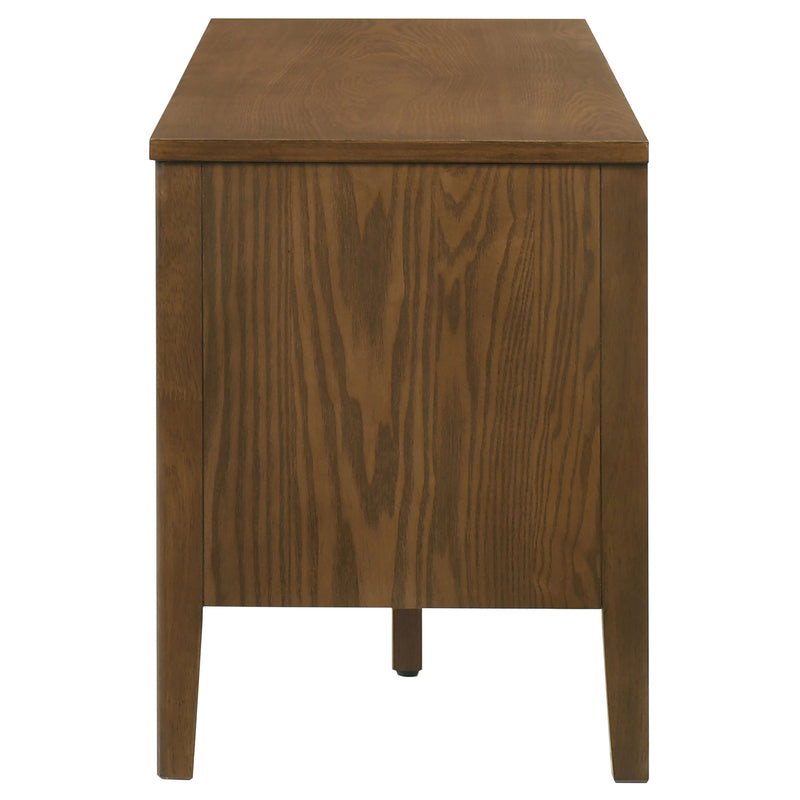 Thori 63-inch 2-door TV Stand Media Console Dark Brown