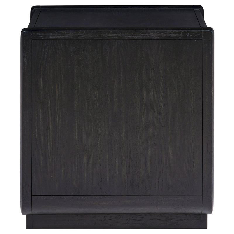 Leandro 3-piece Wood Coffee and End Table Set Burnished Black