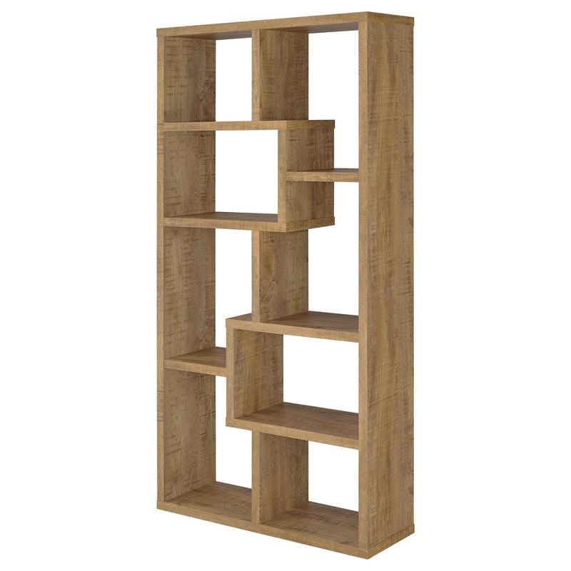 Theo 71-inch 6-shelf Bookshelf Mango