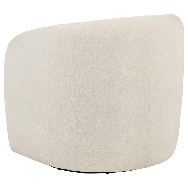 Gerley Chenille Upholstered Swivel Accent Chair Beige
