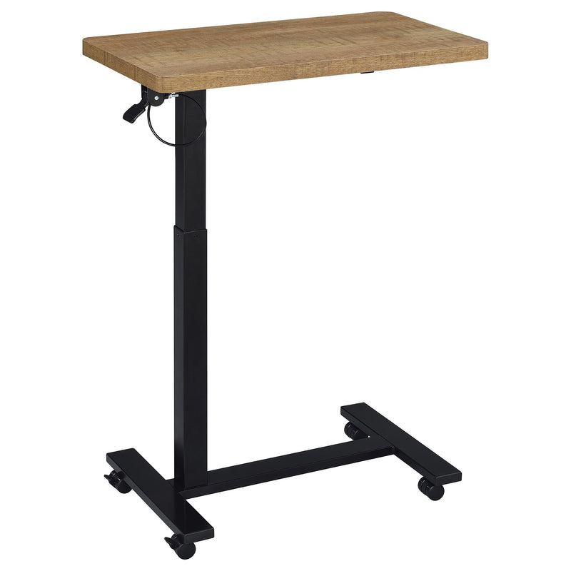 Westpark Pneumatic Adjustable C-Shape Side Table with Casters Mango
