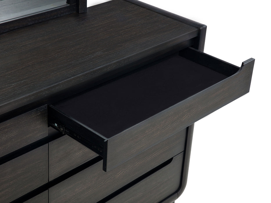 Leandro 4-piece California King Bedroom Set Burnished Black