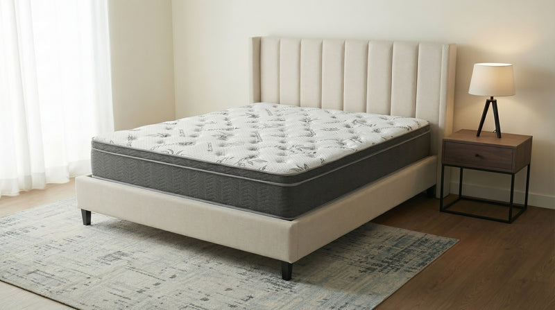 Sommet 13-inch California King Bamboo Euro Top Memory Foam Hybrid Mattress