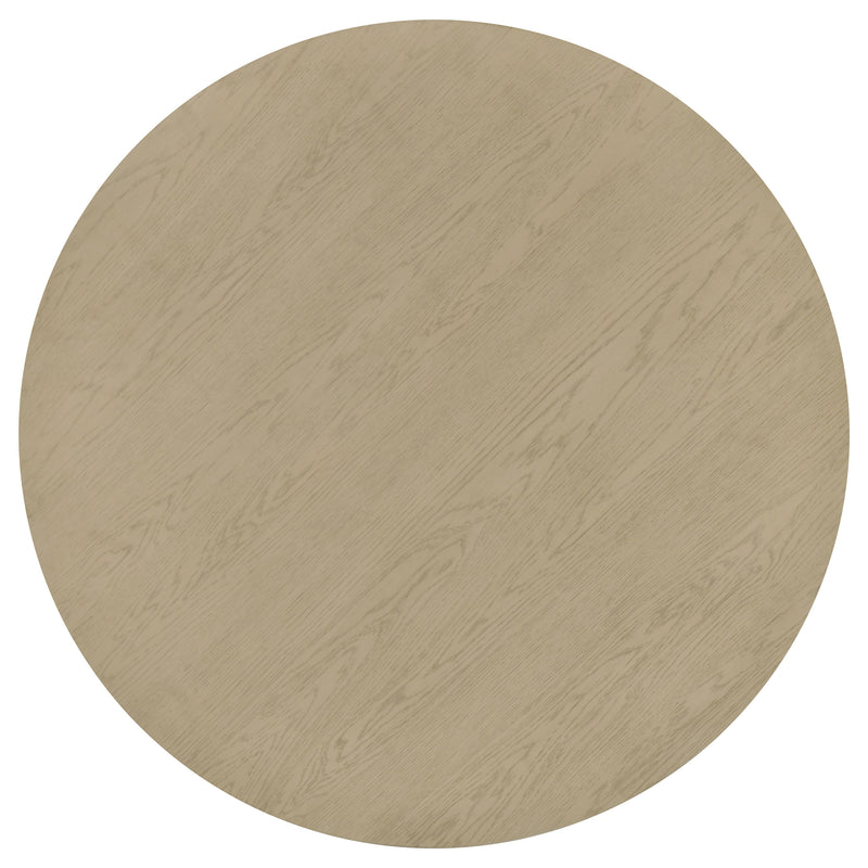 Strouse 5-piece Dining Set Cream and Natural Oak