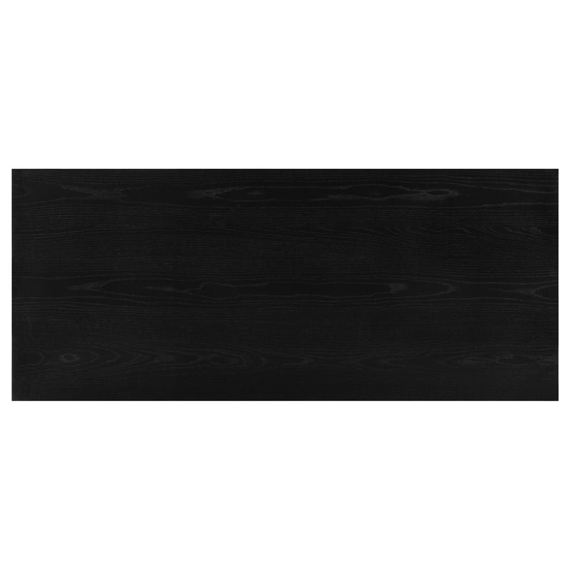 Decker 7-piece 82-inch Rectangular Dining Set Grey and Black