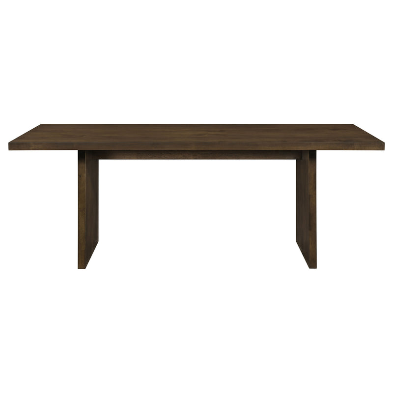 Decker 7-piece 82-inch Rectangular Dining Set Black and Walnut