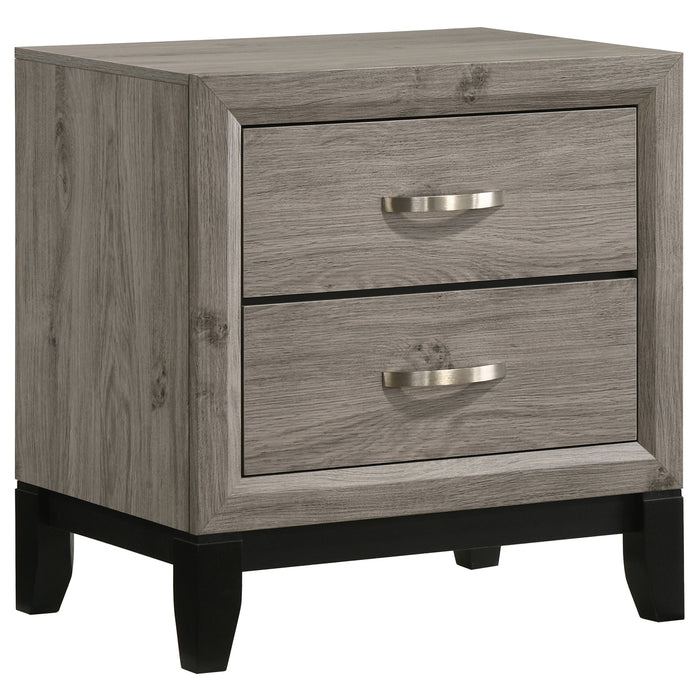 Valen Four-piece Eastern King Bedroom Set Light Taupe