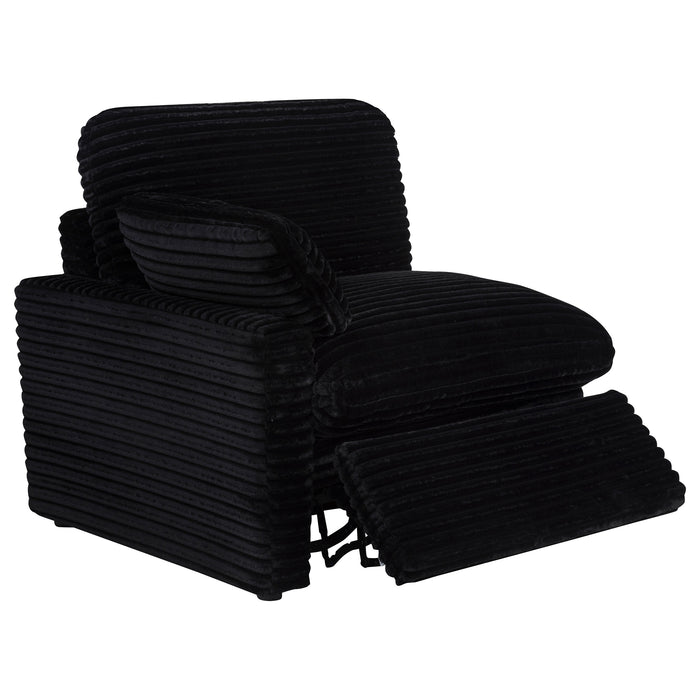 Collins 5-Piece Power Reclining Home Theater Seating Black