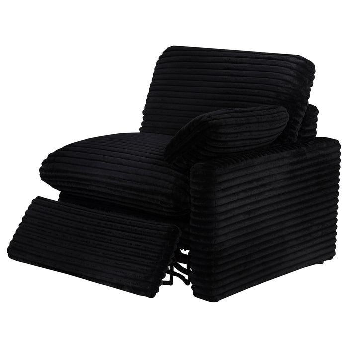 Collins 5-Piece Power Reclining Home Theater Seating Black