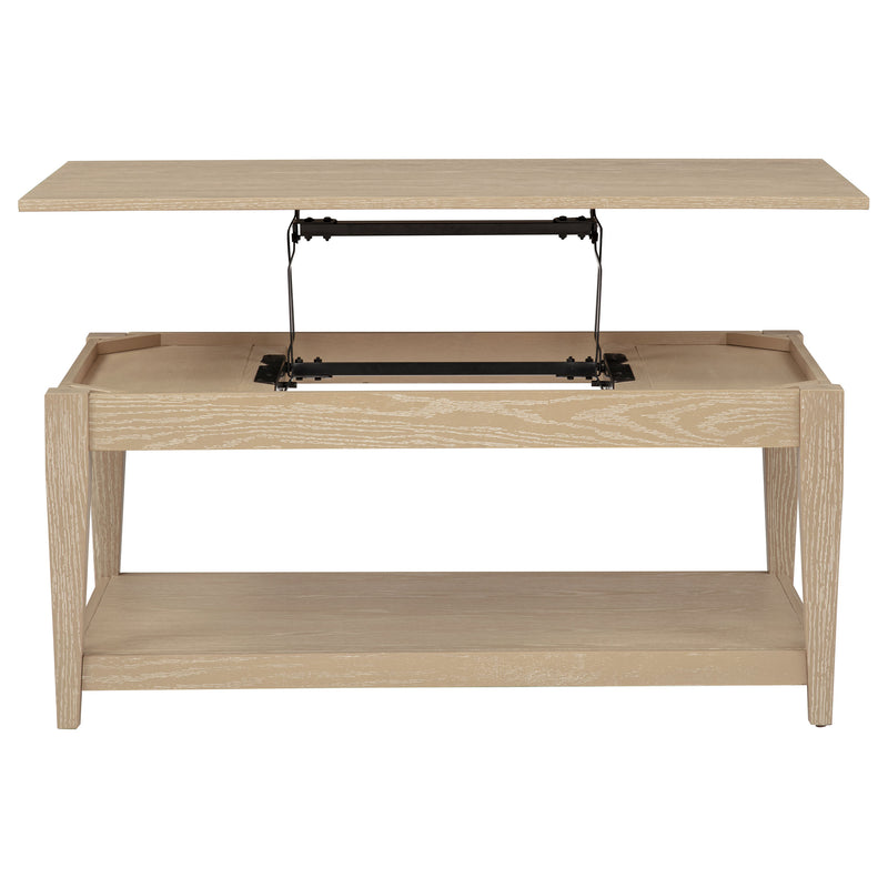 Lindenton Lift-Top Occasional Cocktail Coffee Table Blonde