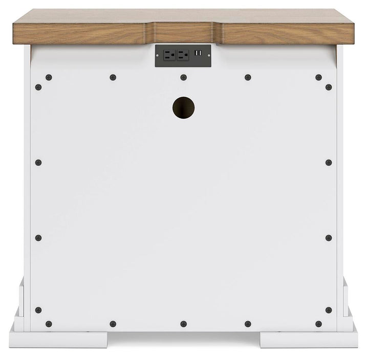 Ashbryn Three Drawer Night Stand