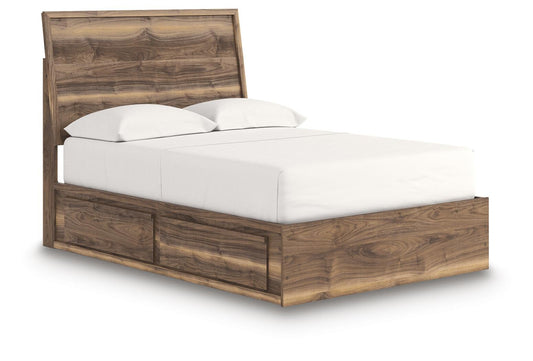 Chirason Full Panel Bed with Storage