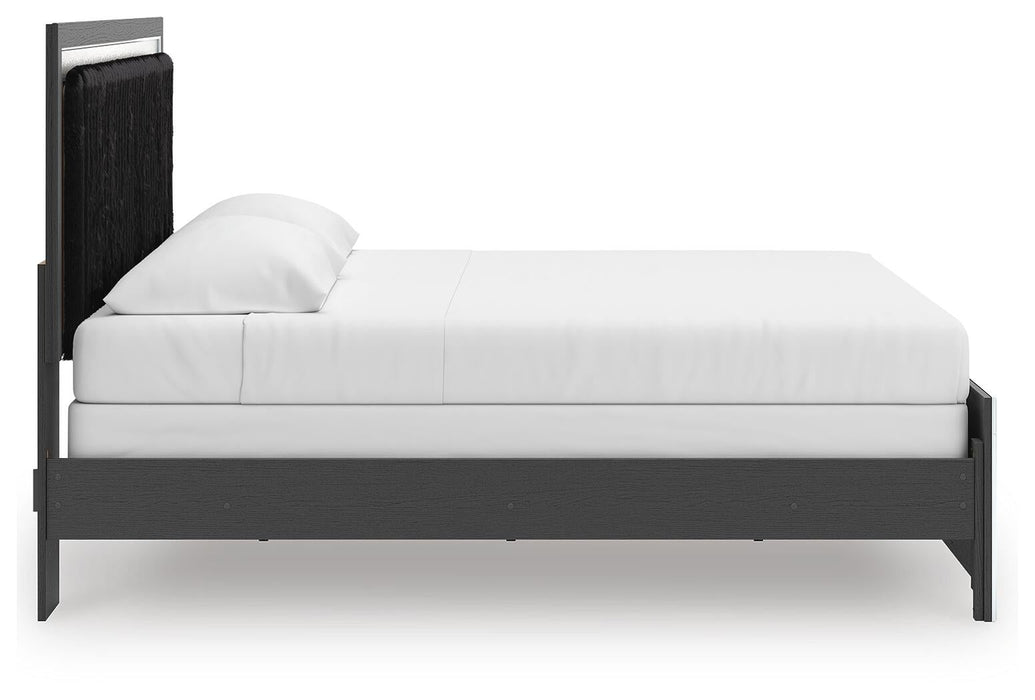 Zuraleus King Upholstered Panel Bed
