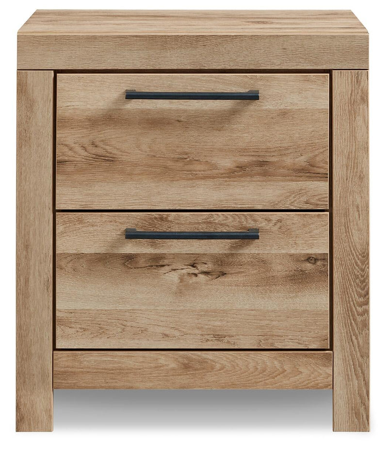 Hyanna Queen Panel Bed with 2 Side Storage, Dresser, Mirror and Nightstand