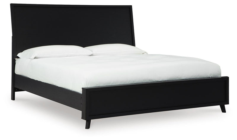 Danziar King Panel Bed, Dresser, Mirror and Nightstand