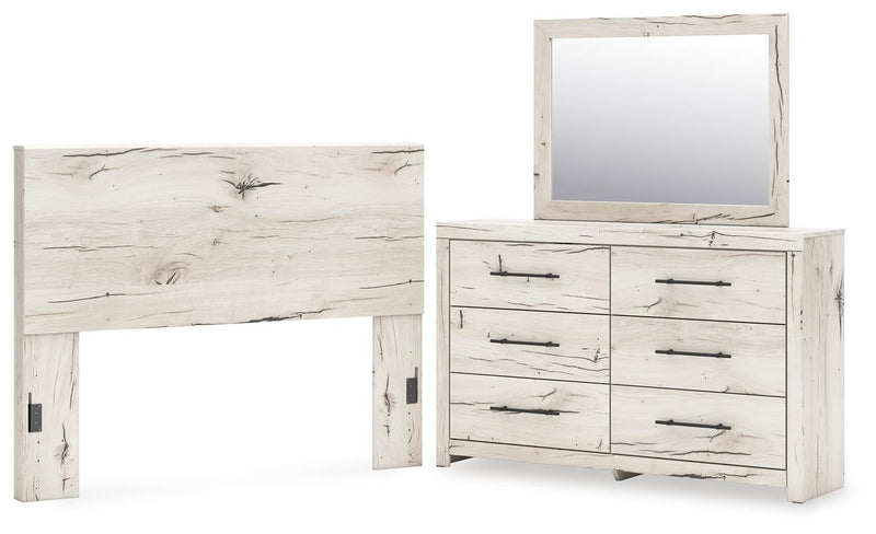 Lawroy Queen Panel Headboard, Dresser and Mirror