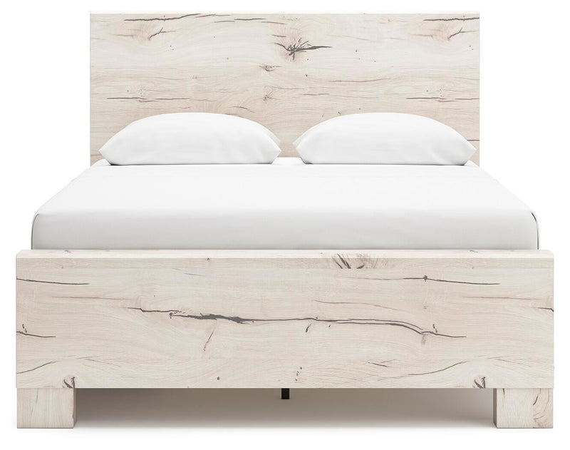 Lawroy Queen Panel Bed with Storage, Dresser, Mirror and Nightstand