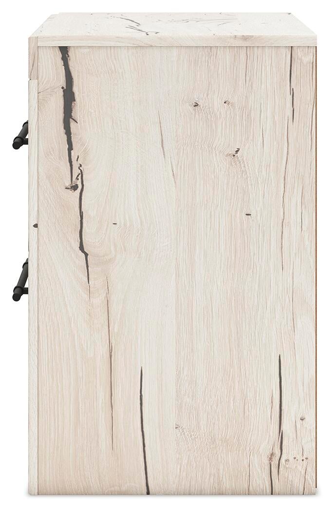 Lawroy King Panel Bed, Dresser, Mirror and Nightstand