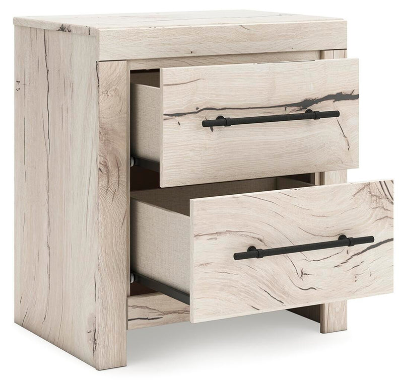 Lawroy Full Panel Storage Bed, Dresser, Mirror and Nightstand
