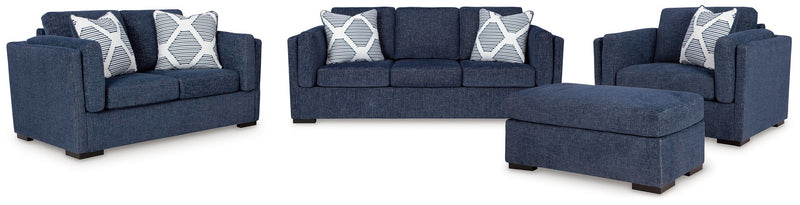 Evansley Sofa, Loveseat, Chair and Ottoman