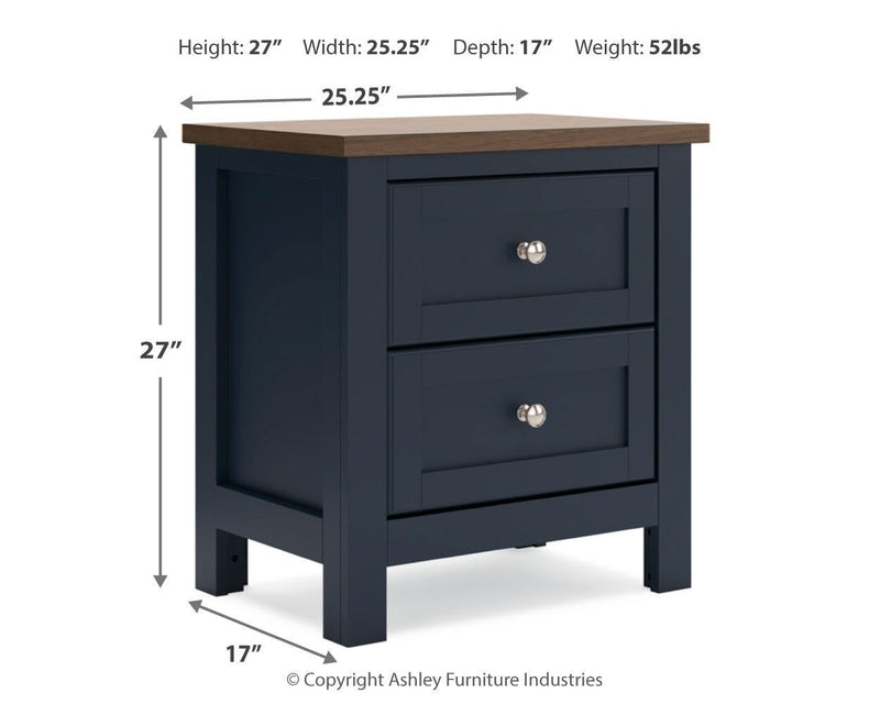 Landocken Queen Panel Headboard, Dresser, Mirror and Nightstand
