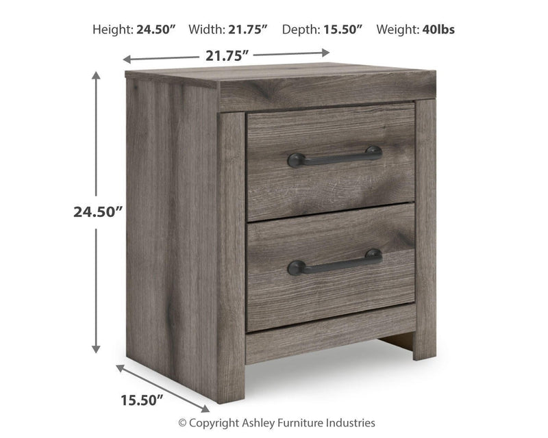 Urbanoore Full Panel Bed, Dresser, Mirror and Nightstand