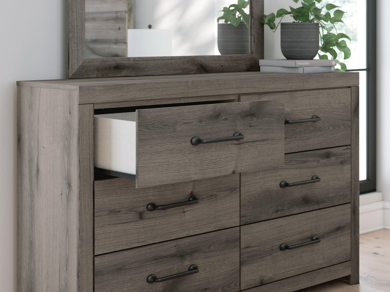 Urbanoore Twin Panel Storage Bed, Dresser, Mirror and Nightstand