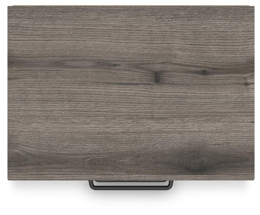 Graystorm King Panel Bed, Dresser, Mirror, Chest and Nightstand